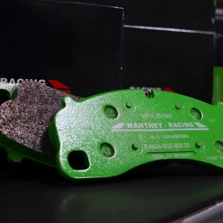 Manthey Racing Rear Steel Brake Pad Set for 982 Porsche 718 Cayman GT4 / GT4 RS and 991.2 GT3
