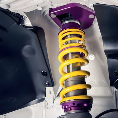 Manthey Racing 3-Way Adjustable Coilover Kit w/ Cancellation Kit for 981 Porsche Cayman GT4