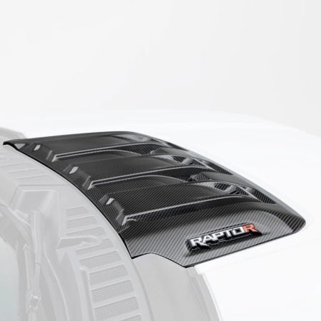 Vorsteiner Carbon Hood Scoop Trim for P702 Ford F-150 Raptor R [FRT1025/FRT1026]