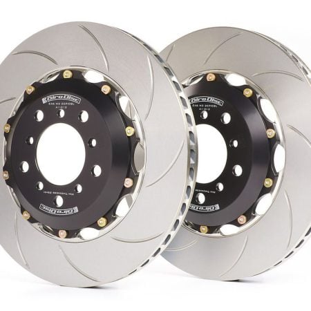 GiroDisc Slotted Front Brake Rotors for Tesla Model 3 Performance (pre-facelift) / Model Y Performance [A1-208]