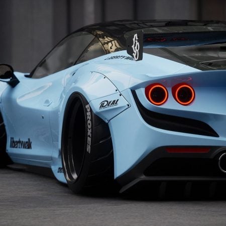 Liberty Walk LB-WORKS Rear Diffuser for Ferrari F8 Tributo