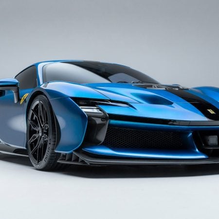 Satin Electric Blue Ferrari SF90XX Stradale – Novitec x Vossen Series: NF11 Forged Wheels