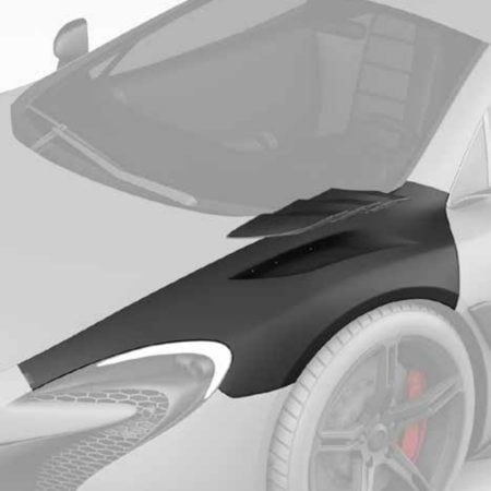 ZACOE Carbon Fiber Front Fender Set for McLaren 12C / 650S
