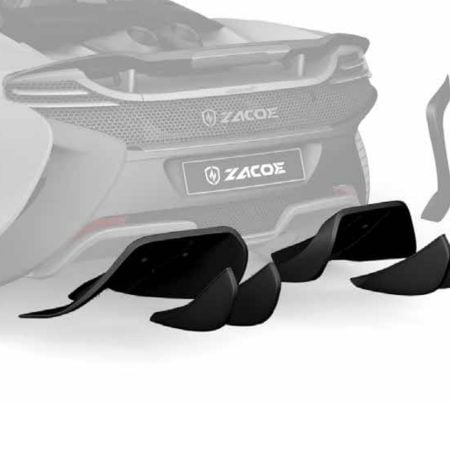 ZACOE Carbon Fiber Lower Rear Diffuser with Blade Set for McLaren 12C / 650S