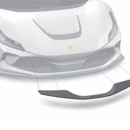 ZACOE Carbon Fiber Upper Front Lip for F142MFL Ferrari F8 Tributo [FR-F8-FA-01]