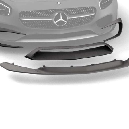 ZACOE Carbon Fiber Front Lip Set for C190 Mercedes-AMG GT / S