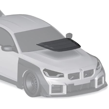 ZACOE Carbon Fiber “Meister” Front Hood Scoop for G87 BMW M2 [BM-G87-TA]