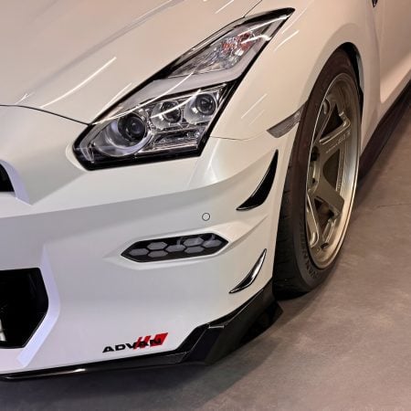 Kansai Service Front Canards for 2024 R35 Nissan GT-R