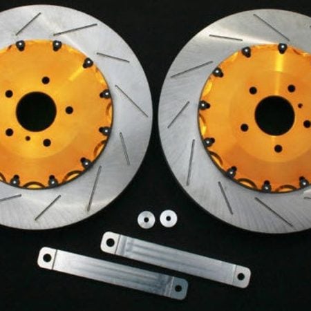 Top Secret Front Rotors, 400mm Offset Rotor, Slotted 2pc for 2009-19 Nissan GT-R [R35]