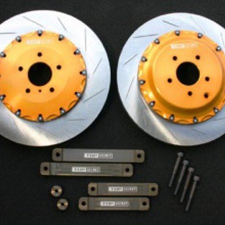 Top Secret Rear Rotors, 400mm Offset, Slotted 2pc (Each) for 2009-19 Nissan GT-R [R35]