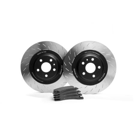 Model S / Model S Plaid (2021+) UP x PFC Large Sweep Brake Rotor and Pad Set (For OEM Caliper)