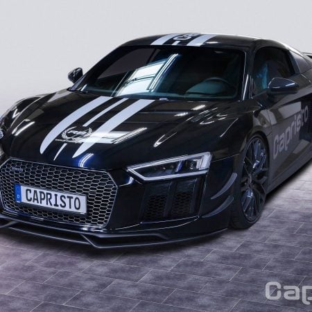 Capristo Carbon Front Spoiler & Front Fins Set for 2016-2019 Audi R8